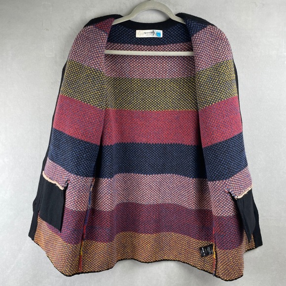 Sparrow Anthropologie Lonestar Lambswool Geometric Longline Cardigan Sweater S - Picture 5 of 12